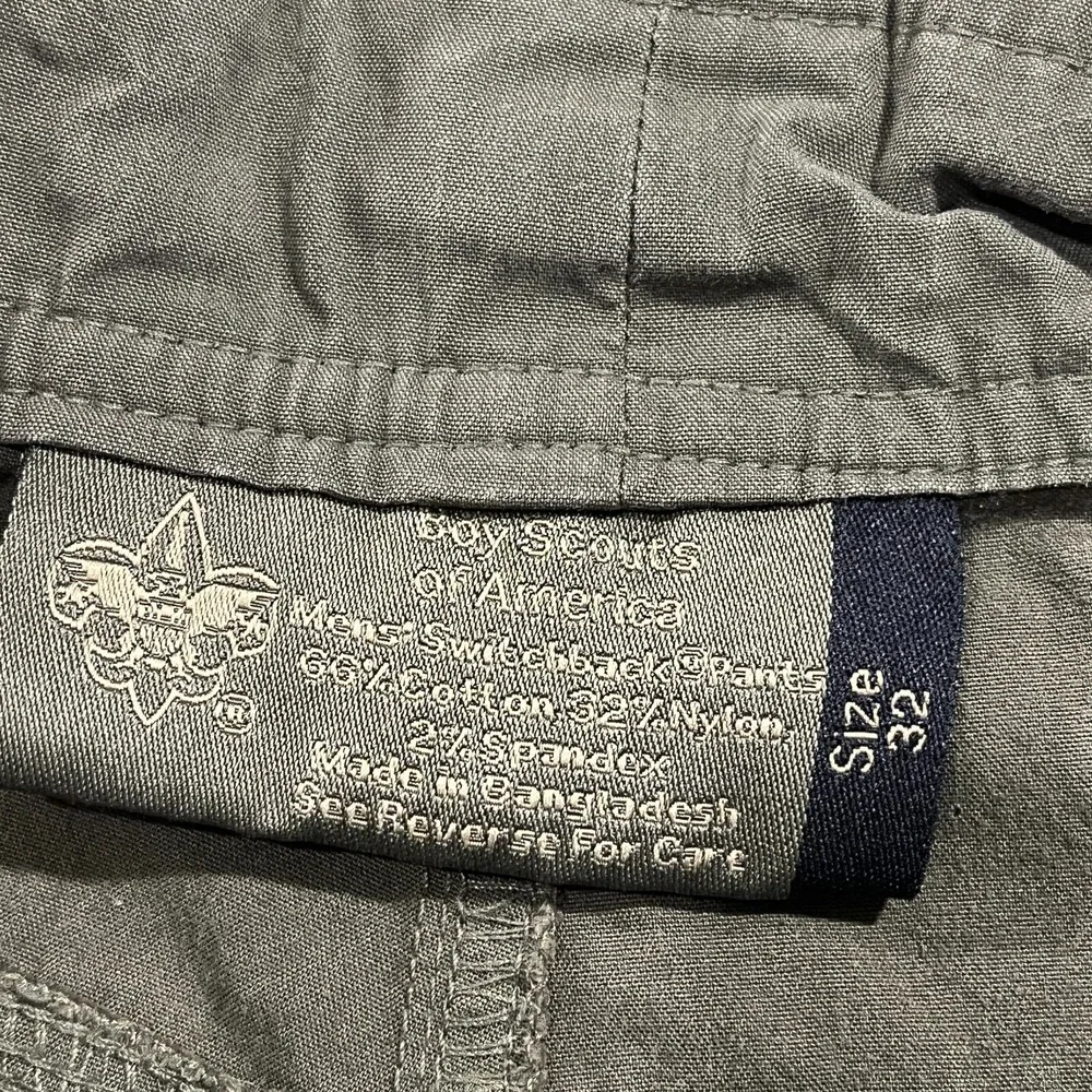 Boy Scouts of America Cargo Shorts Men's 32 Uniform Classic‎ Green